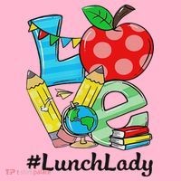 Love Lunch Lady Apples Back To School Cafeteria Worker Coaster thumb 2