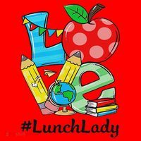 Love Lunch Lady Apples Back To School Cafeteria Worker Santa Hat thumb 1