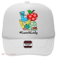 Love Lunch Lady Apples Back To School Cafeteria Worker Hat thumb 0