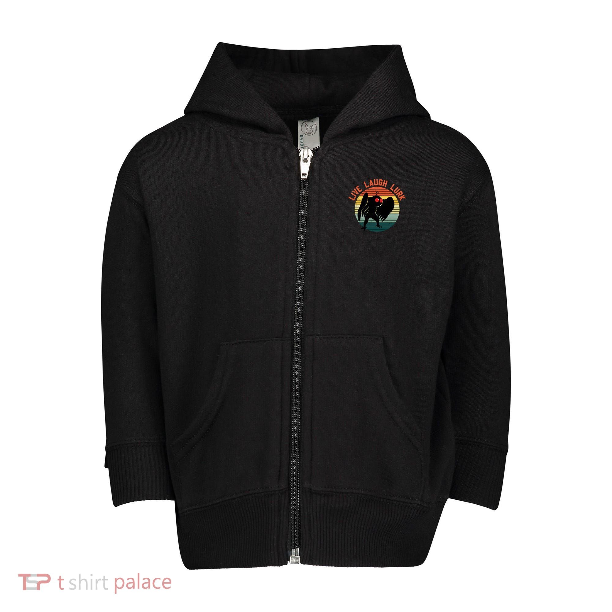 Live Laugh Lurk Toddler Zip Fleece Hoodie