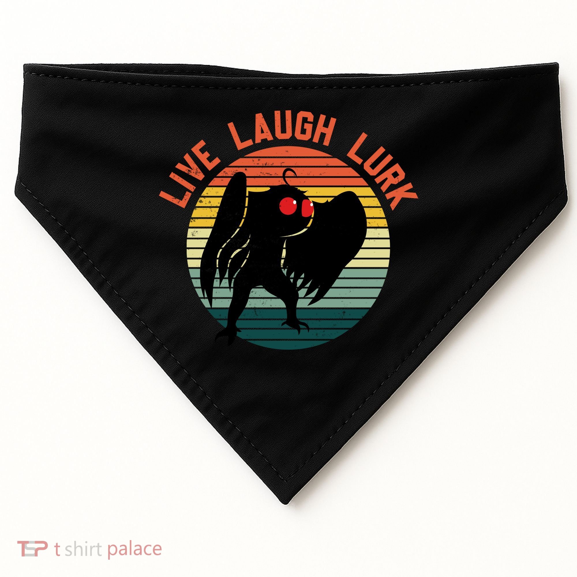 Live Laugh Lurk USA-Made Doggie Bandana