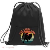 Live Laugh Lurk Sweatshirt Cinch Pack Bag thumb 0