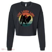 Live Laugh Lurk Cropped Pullover Crew thumb 0