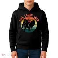 Live Laugh Lurk Kids Hoodie thumb 4