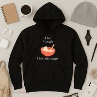 Live Laugh Lick The Bowl Funny Baking Hoodie thumb 3