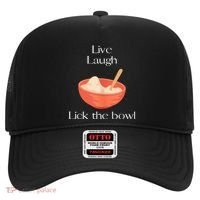 Live Laugh Lick The Bowl Funny Baking Hat thumb 0