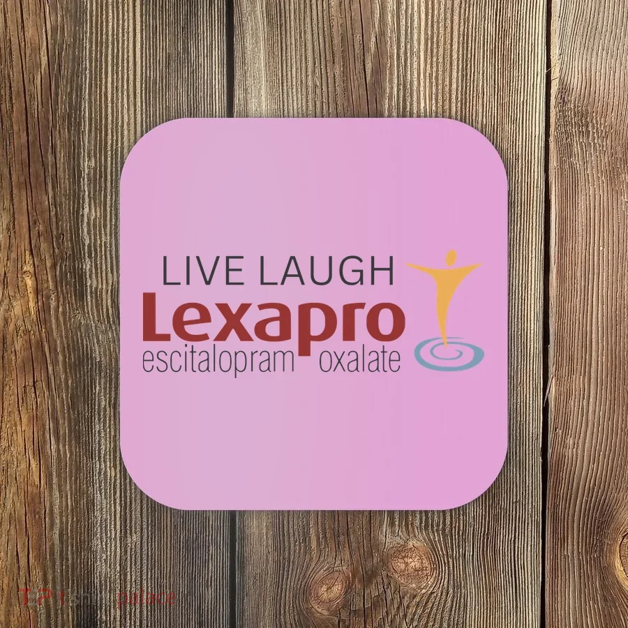 Live Laugh Lexapro Gift Coaster