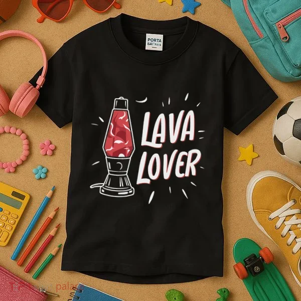Lava Lover Lava Lamp Kids T-Shirt