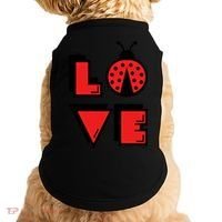 Love Ladybug Lady Bug I Love Ladybirds Lucky Insects Gift Doggie Tank thumb 0