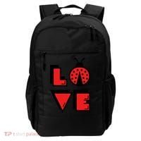 Love Ladybug Lady Bug I Love Ladybirds Lucky Insects Gift Backpack thumb 0