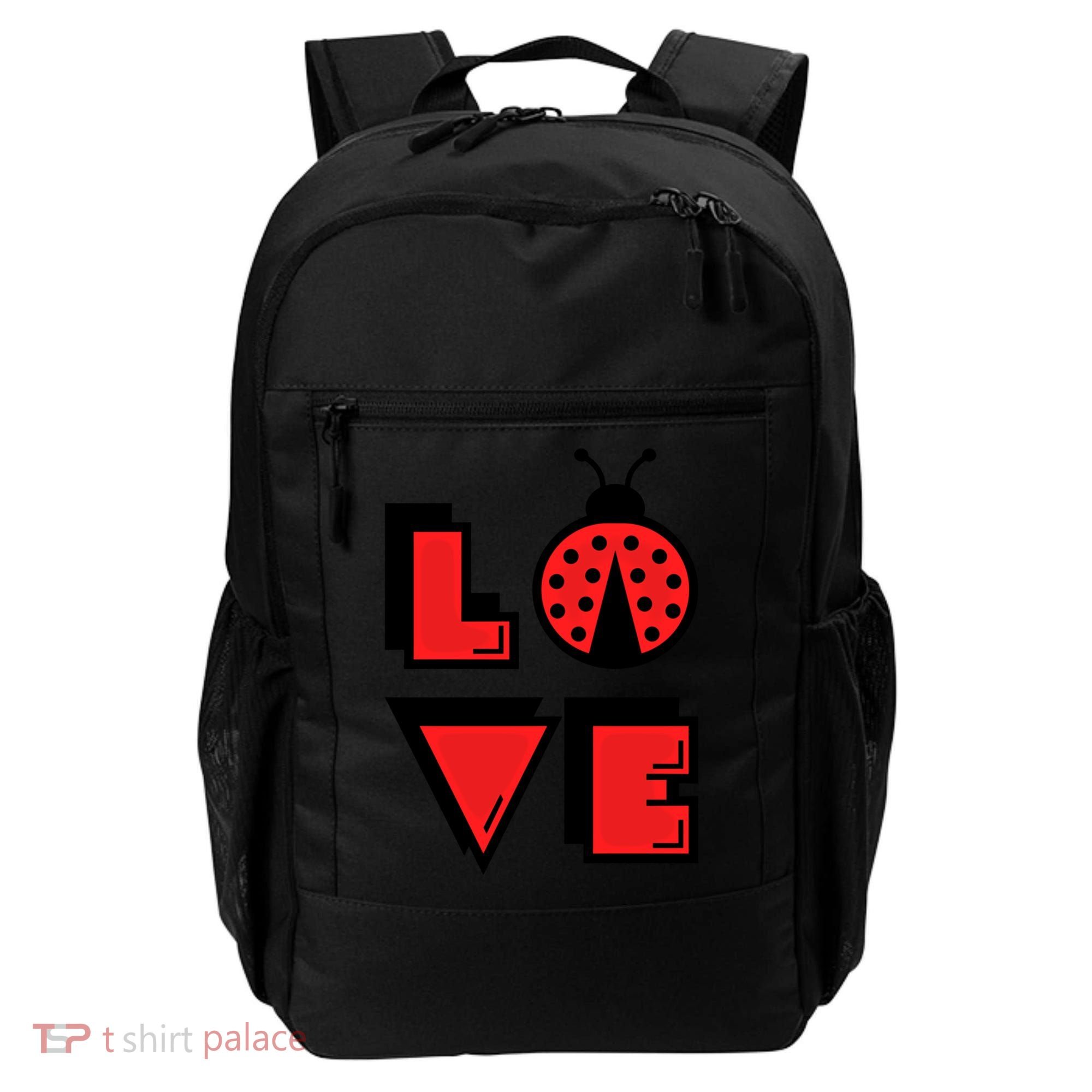 Love Ladybug Lady Bug I Love Ladybirds Lucky Insects Gift Backpack