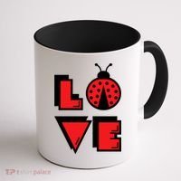 Love Ladybug Lady Bug I Love Ladybirds Lucky Insects Gift Coffee Mug thumb 1