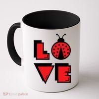 Love Ladybug Lady Bug I Love Ladybirds Lucky Insects Gift Coffee Mug thumb 0