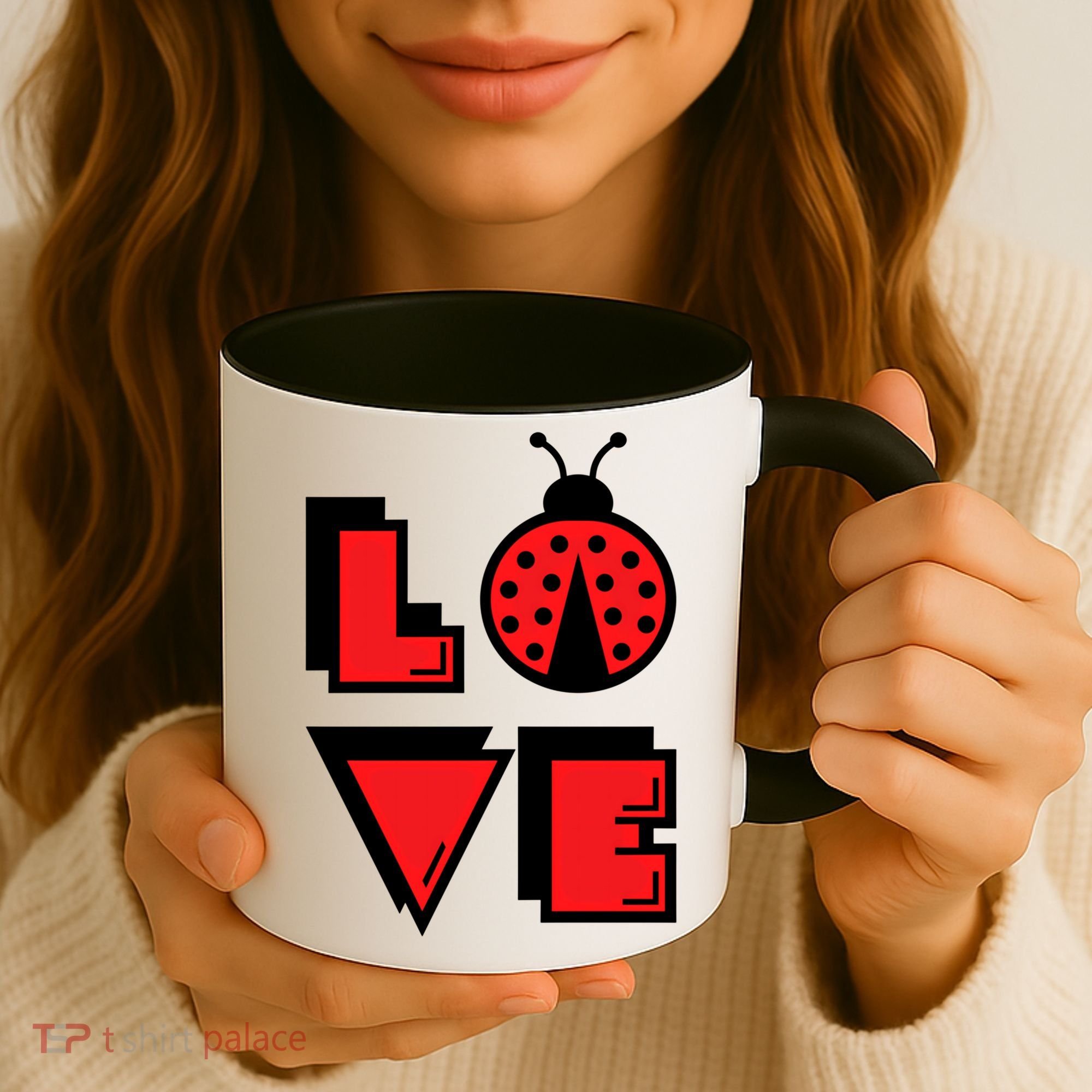 Love Ladybug Lady Bug I Love Ladybirds Lucky Insects Gift Coffee Mug
