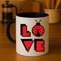 Love Ladybug Lady Bug I Love Ladybirds Lucky Insects Gift Coffee Mug thumb 4