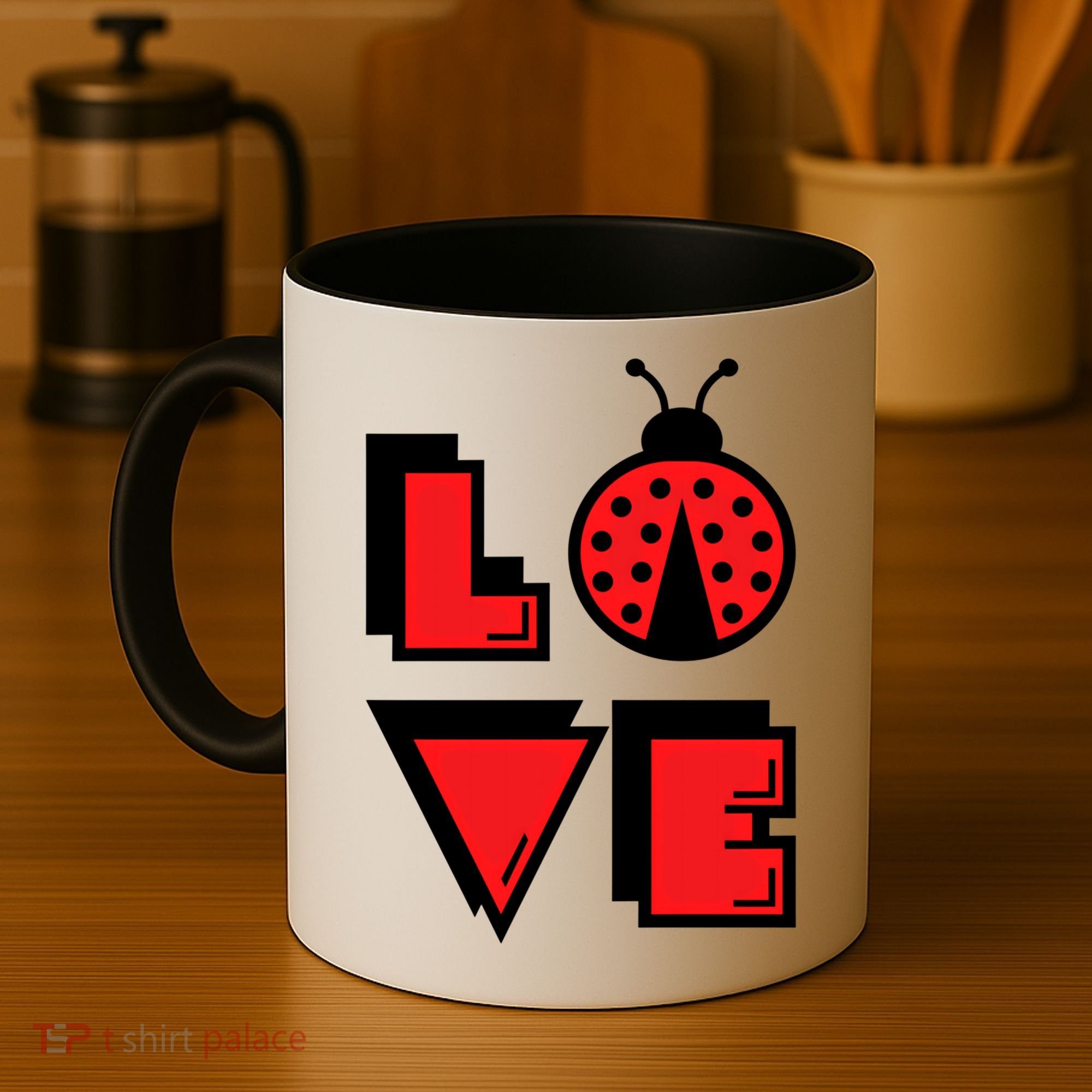 Love Ladybug Lady Bug I Love Ladybirds Lucky Insects Gift Coffee Mug