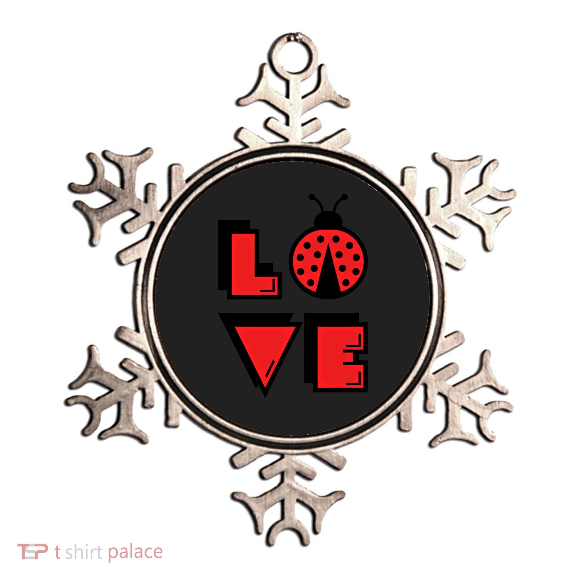 Love Ladybug Lady Bug I Love Ladybirds Lucky Insects Gift Ornament
