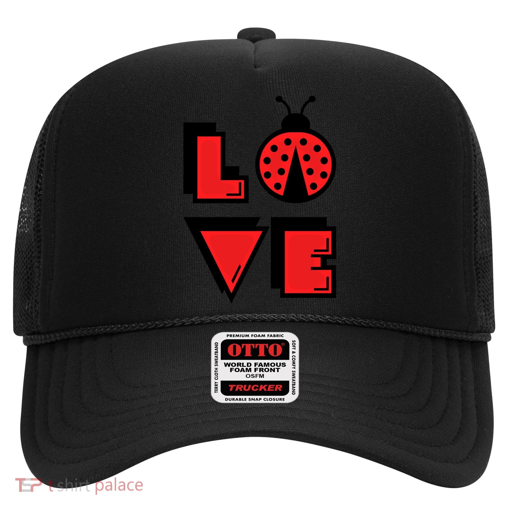 Love Ladybug Lady Bug I Love Ladybirds Lucky Insects Gift Hat