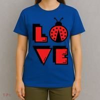 Love Ladybug Lady Bug I Love Ladybirds Lucky Insects Gift T-Shirt thumb 4
