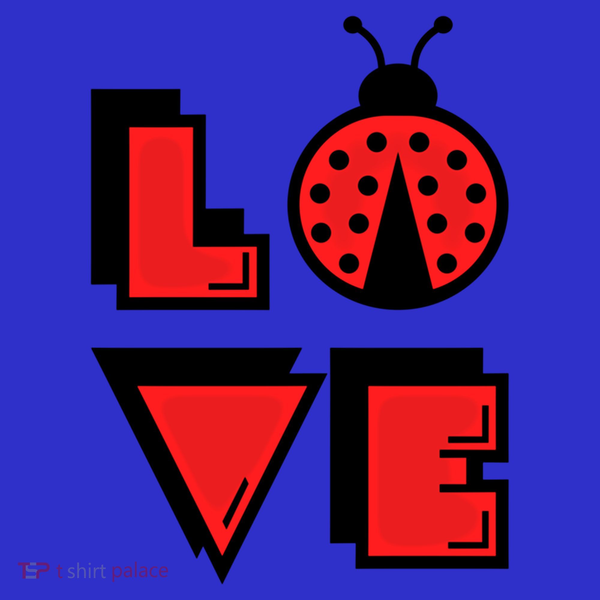 Love Ladybug Lady Bug I Love Ladybirds Lucky Insects Gift Coaster