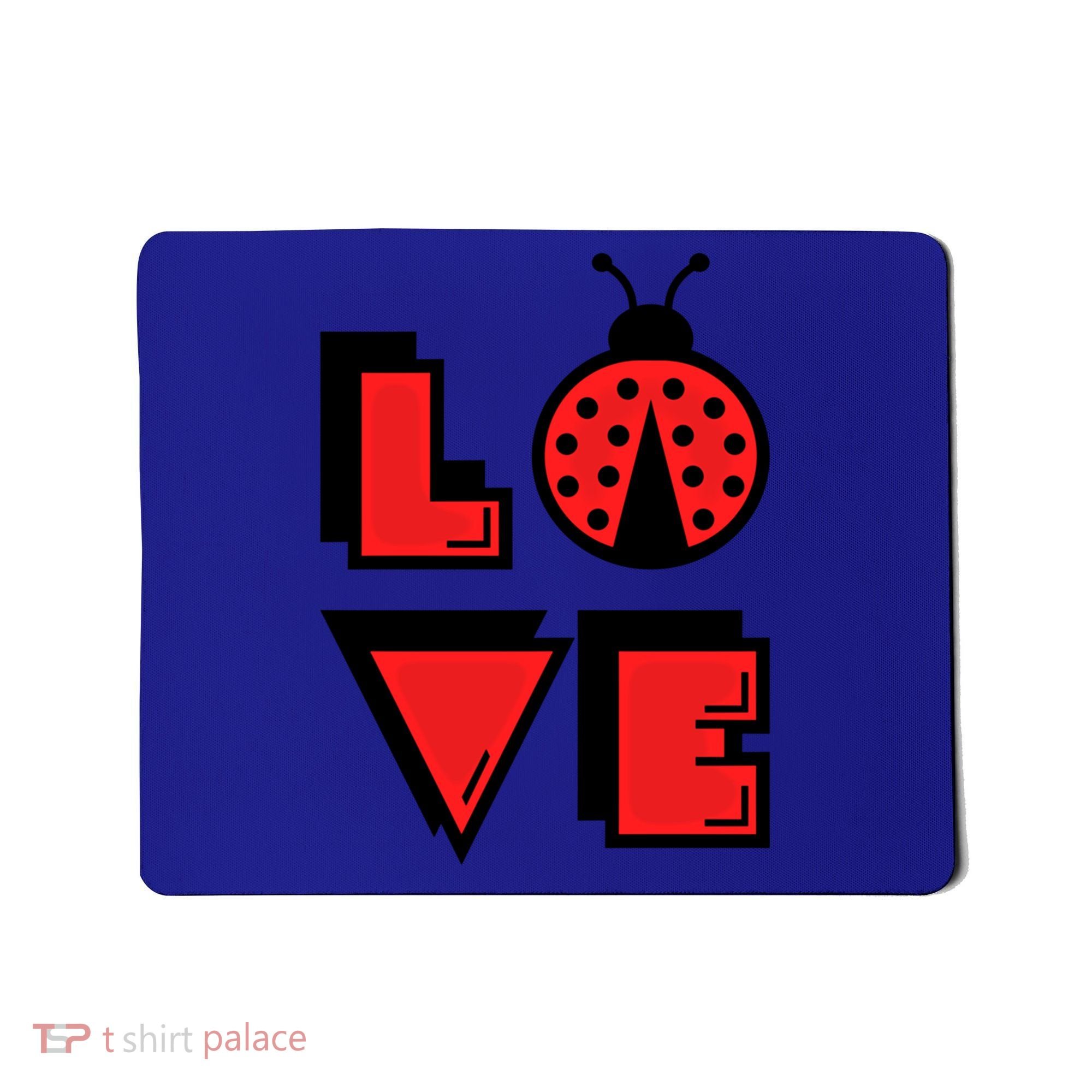 Love Ladybug Lady Bug I Love Ladybirds Lucky Insects Gift Mousepad