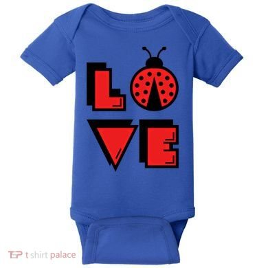 Love Ladybug Lady Bug I Love Ladybirds Lucky Insects Gift Baby Bodysuit