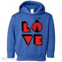 Love Ladybug Lady Bug I Love Ladybirds Lucky Insects Gift Toddler Hoodie thumb 0