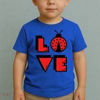 Love Ladybug Lady Bug I Love Ladybirds Lucky Insects Gift Toddler T-Shirt thumb 2