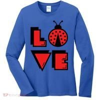 Love Ladybug Lady Bug I Love Ladybirds Lucky Insects Gift Women's Long Sleeve Shirt thumb 0