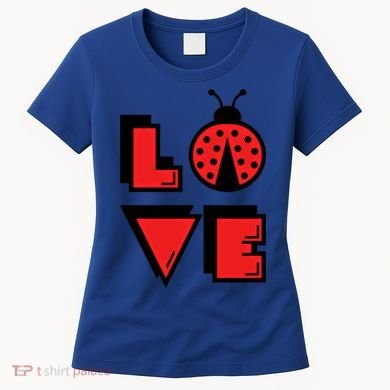 Love Ladybug Lady Bug I Love Ladybirds Lucky Insects Gift Women's T-Shirt