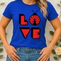 Love Ladybug Lady Bug I Love Ladybirds Lucky Insects Gift Women's T-Shirt thumb 2