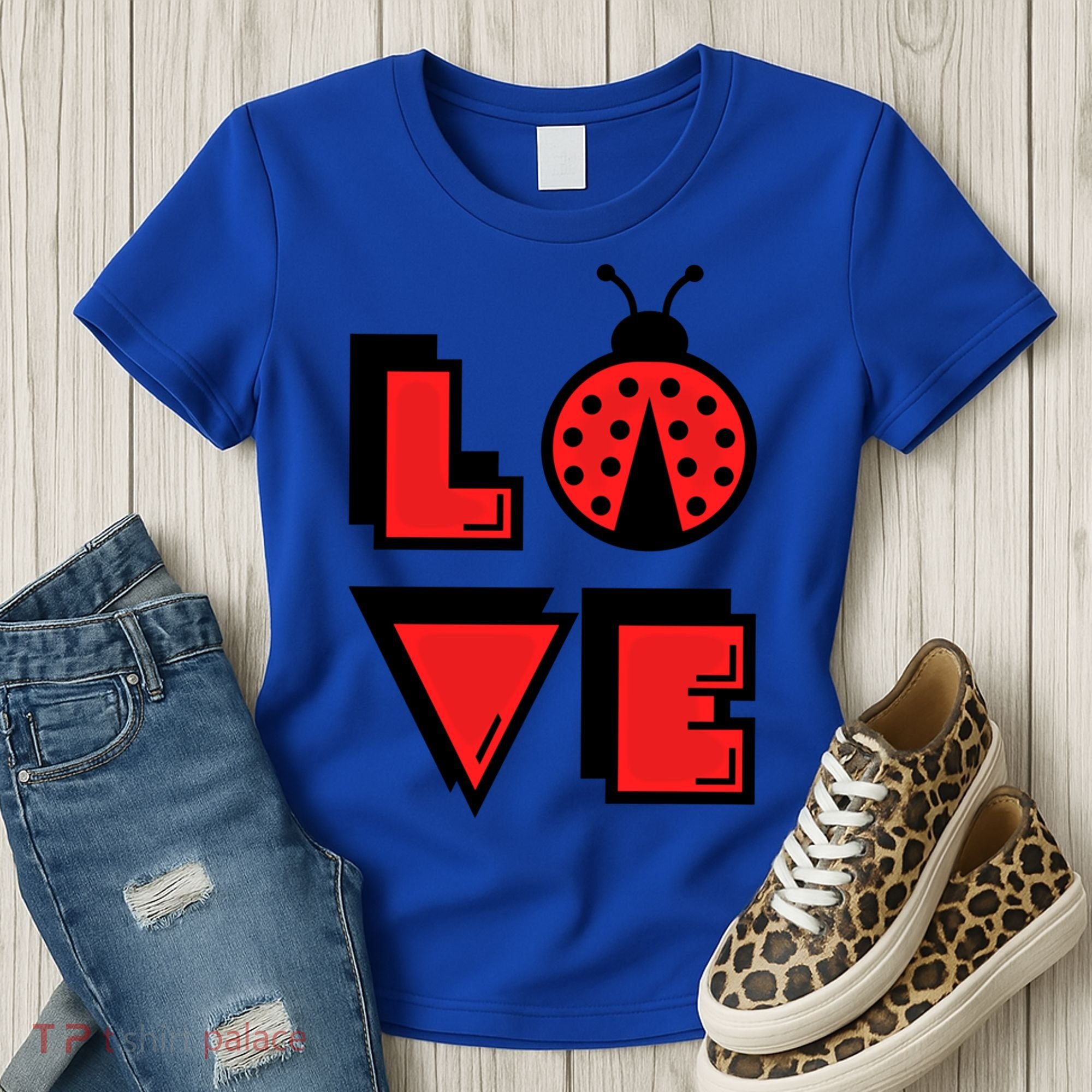 Love Ladybug Lady Bug I Love Ladybirds Lucky Insects Gift Women's T-Shirt