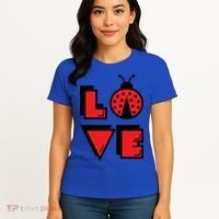 Love Ladybug Lady Bug I Love Ladybirds Lucky Insects Gift Women's T-Shirt thumb 4