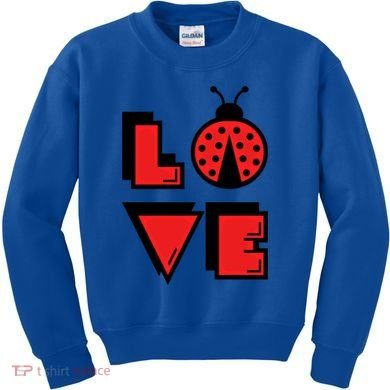 Love Ladybug Lady Bug I Love Ladybirds Lucky Insects Gift Kids Sweatshirt