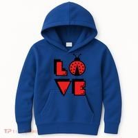 Love Ladybug Lady Bug I Love Ladybirds Lucky Insects Gift Kids Hoodie thumb 0