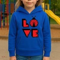 Love Ladybug Lady Bug I Love Ladybirds Lucky Insects Gift Kids Hoodie thumb 3