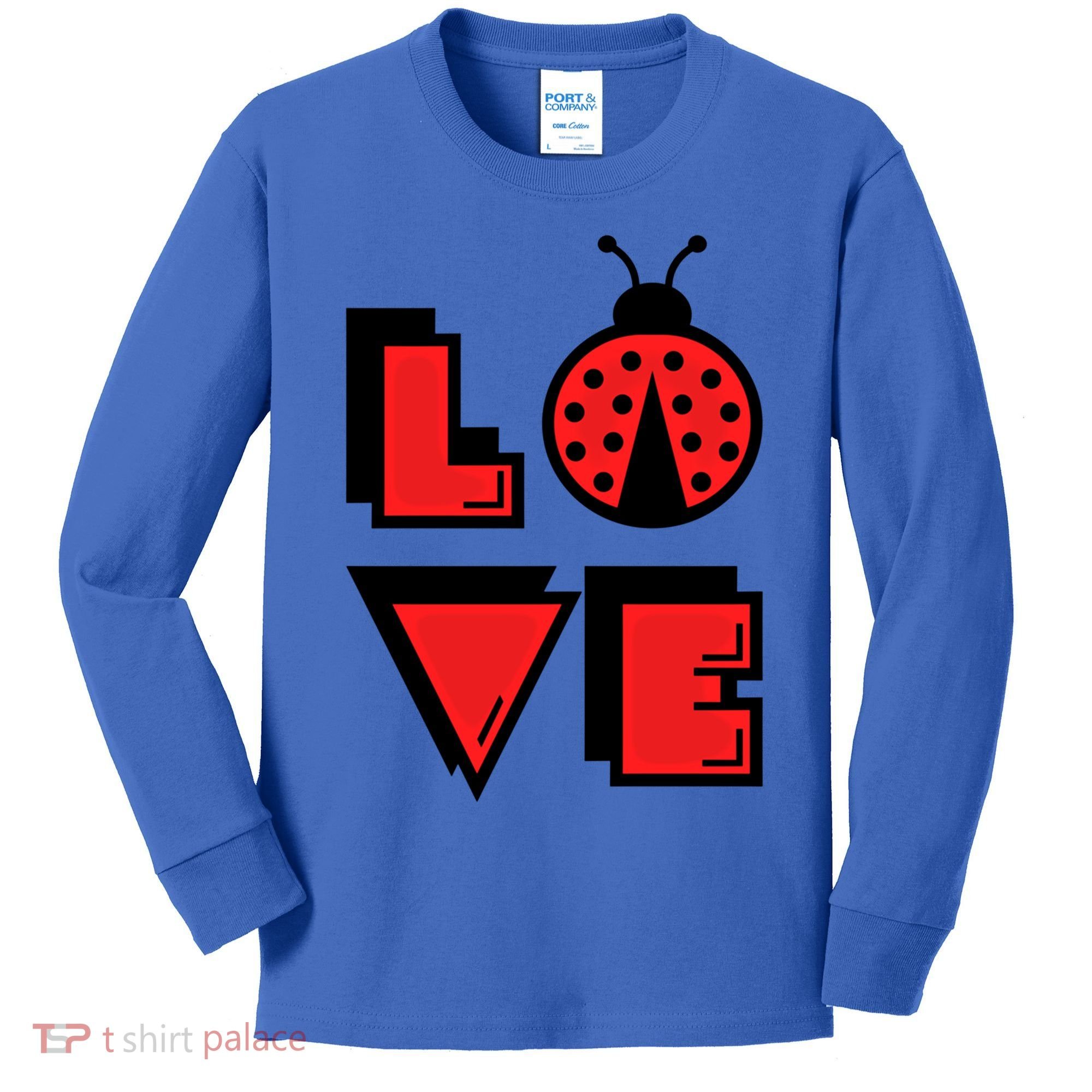 Love Ladybug Lady Bug I Love Ladybirds Lucky Insects Gift Kids Long Sleeve Shirt