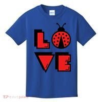 Love Ladybug Lady Bug I Love Ladybirds Lucky Insects Gift Kids T-Shirt thumb 0