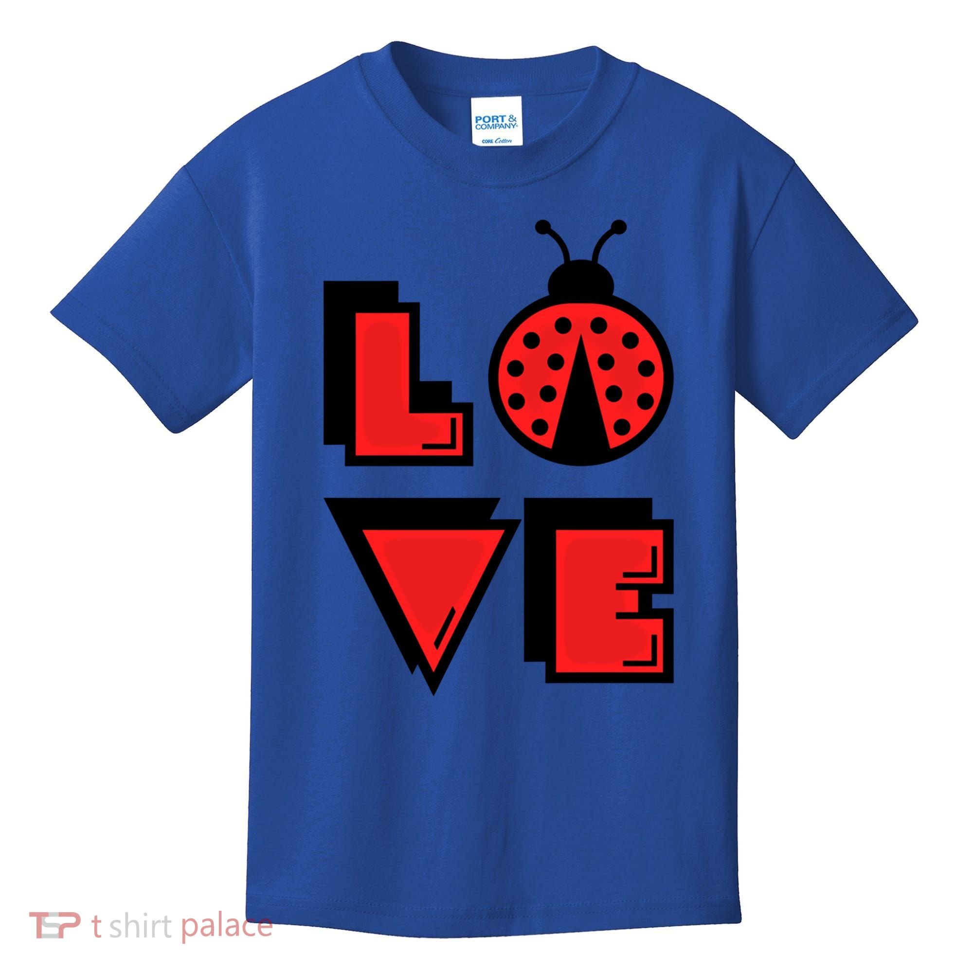 Love Ladybug Lady Bug I Love Ladybirds Lucky Insects Gift Kids T-Shirt