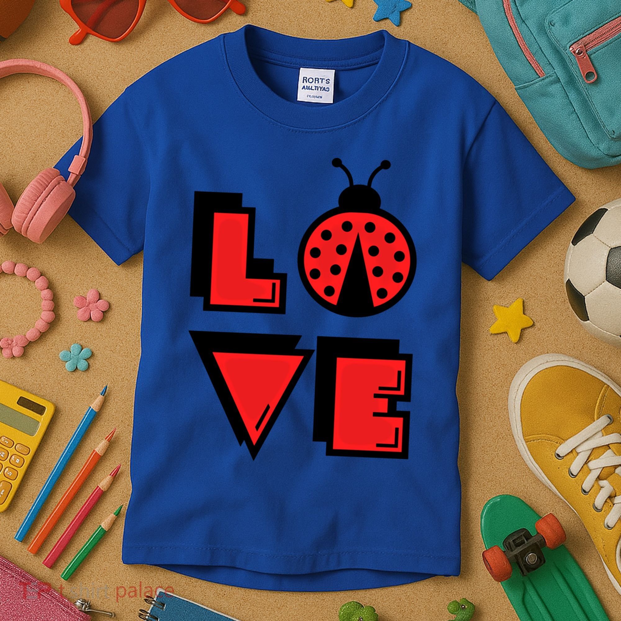 Love Ladybug Lady Bug I Love Ladybirds Lucky Insects Gift Kids T-Shirt