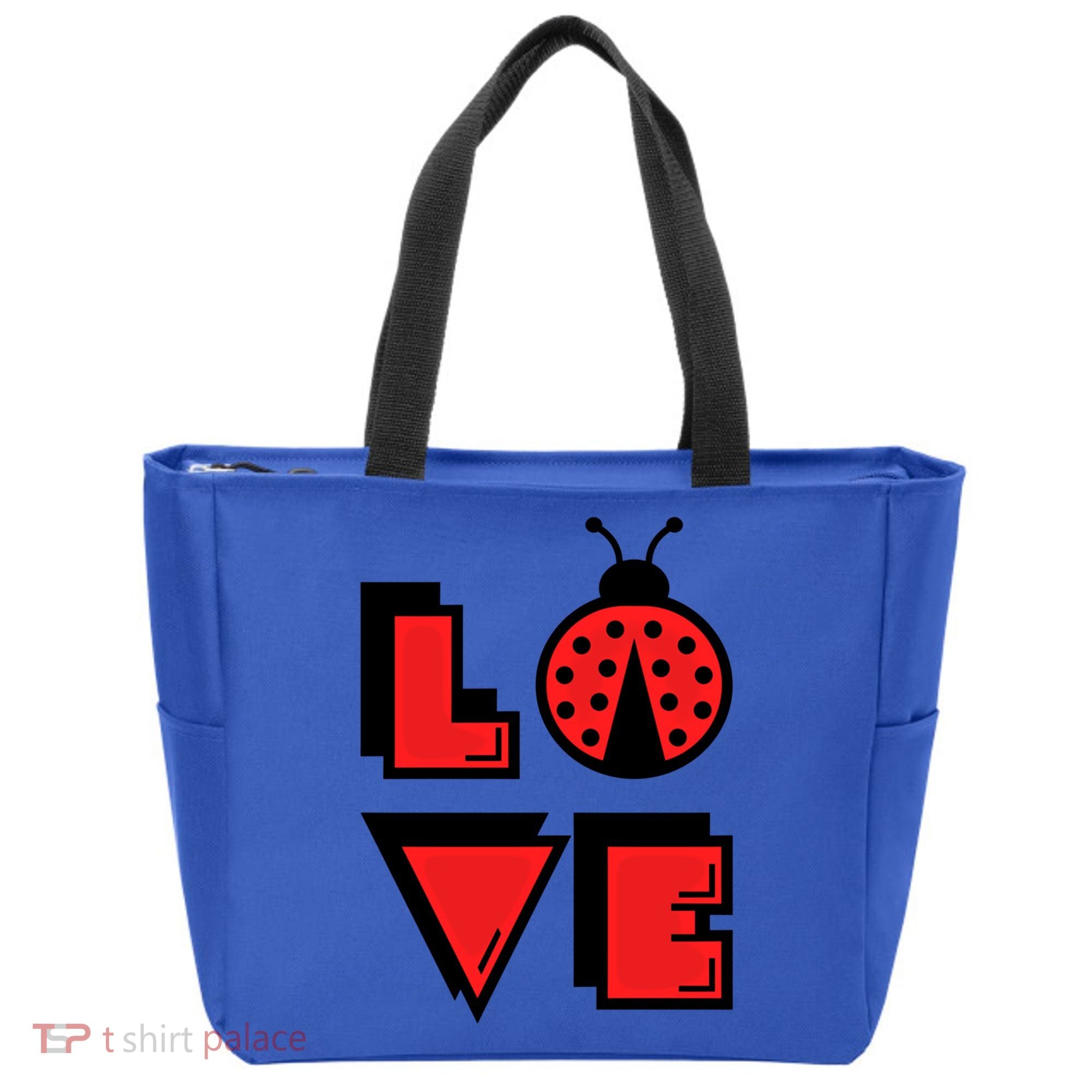 Love Ladybug Lady Bug I Love Ladybirds Lucky Insects Gift Tote Bag