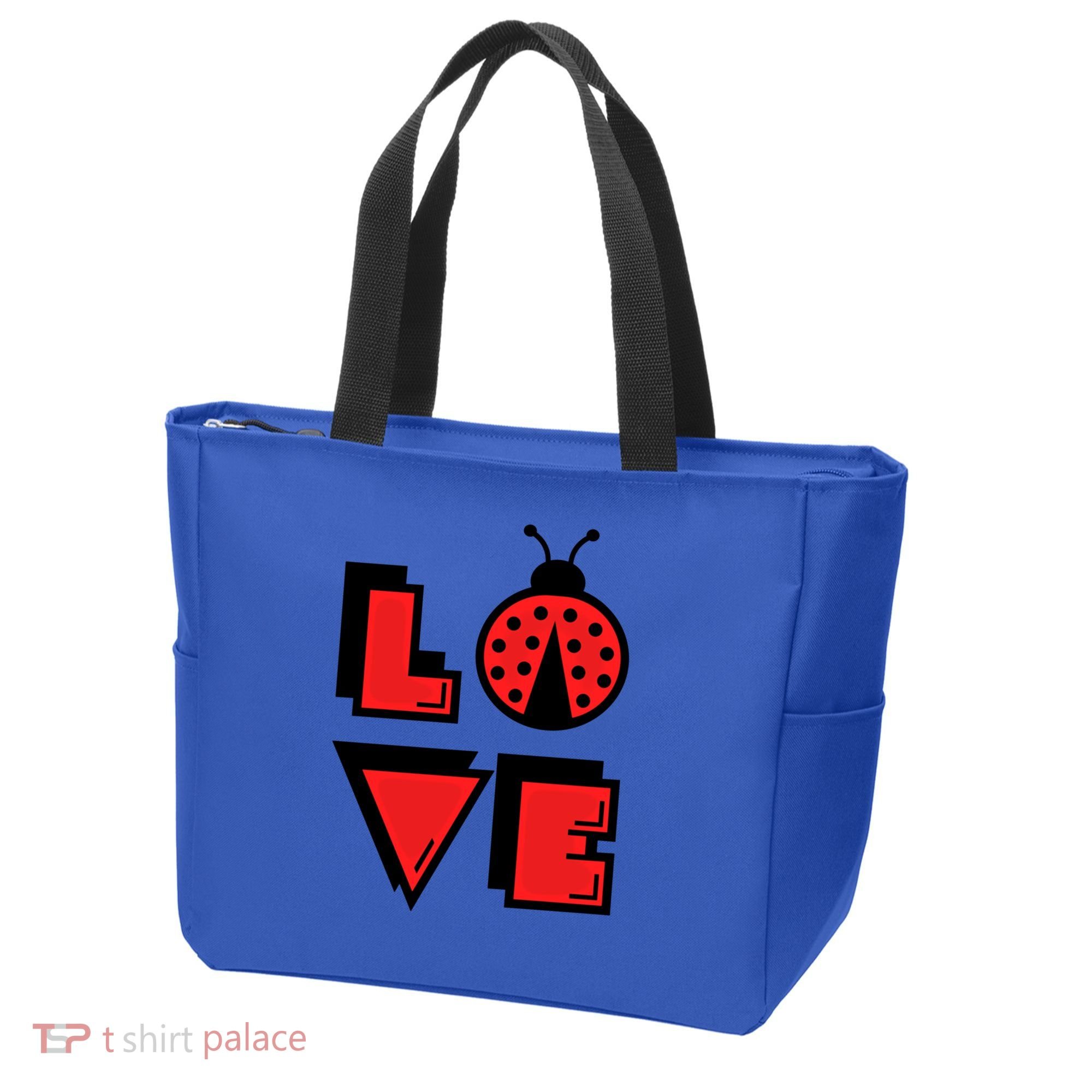 Love Ladybug Lady Bug I Love Ladybirds Lucky Insects Gift Tote Bag