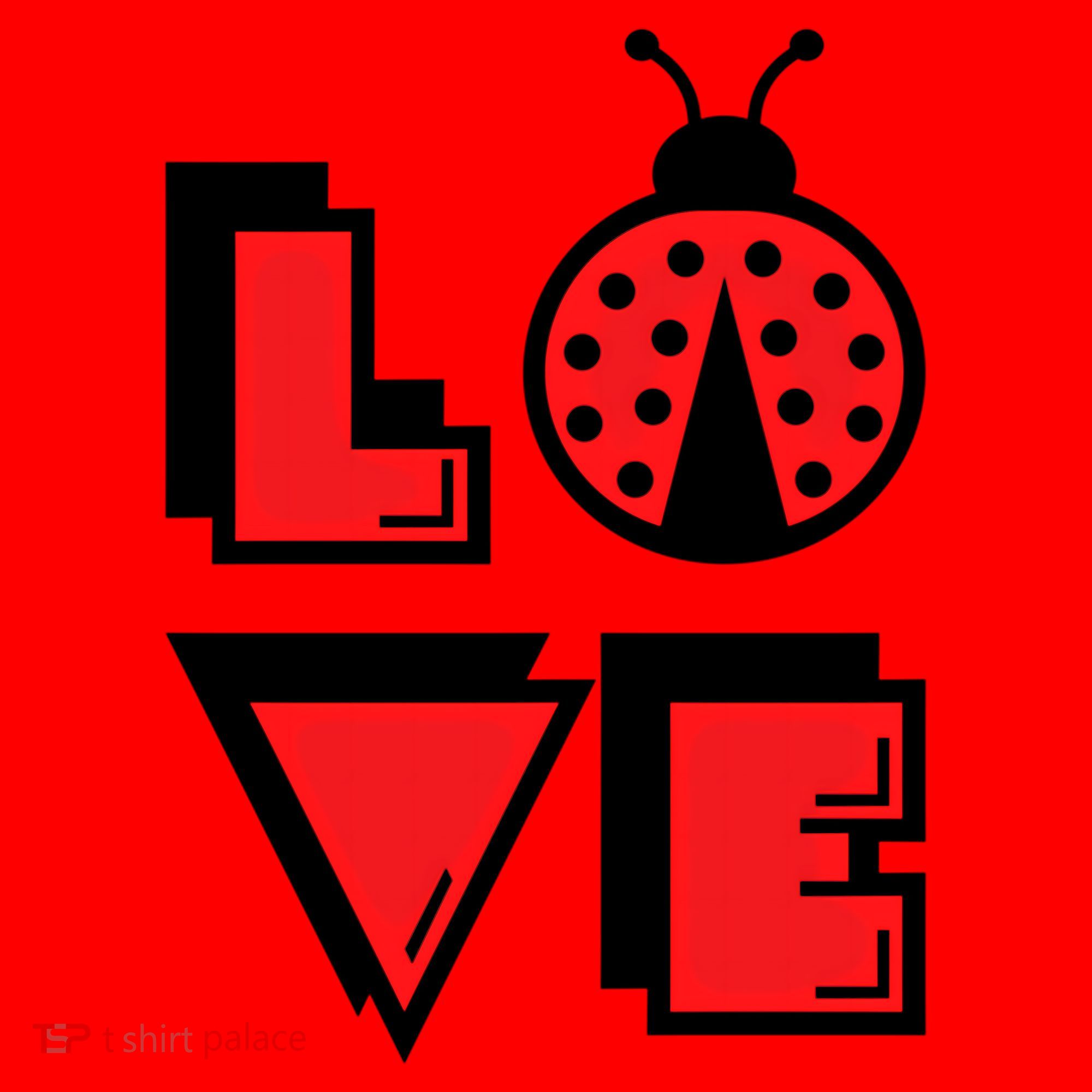 Love Ladybug Lady Bug I Love Ladybirds Lucky Insects Gift Santa Hat