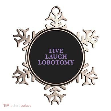 Live Laugh Lobotomy Funny Ironic 2000s Goth Punk Emo Ornament