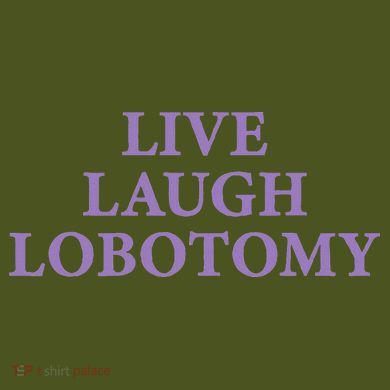 Live Laugh Lobotomy Funny Ironic 2000s Goth Punk Emo The Baniff Cuffed Pom Beanie