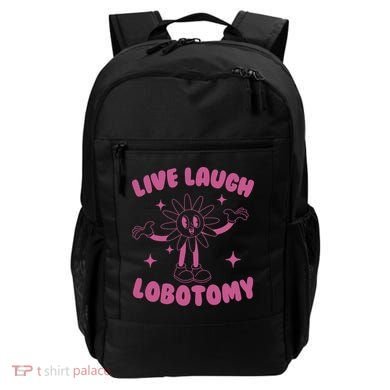 Live Laugh Lobotomy Flower Meme Backpack