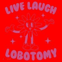 Live Laugh Lobotomy Flower Meme Santa Hat thumb 1