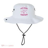 Live Laugh Lobotomy Flower Meme Bucket Hat thumb 0
