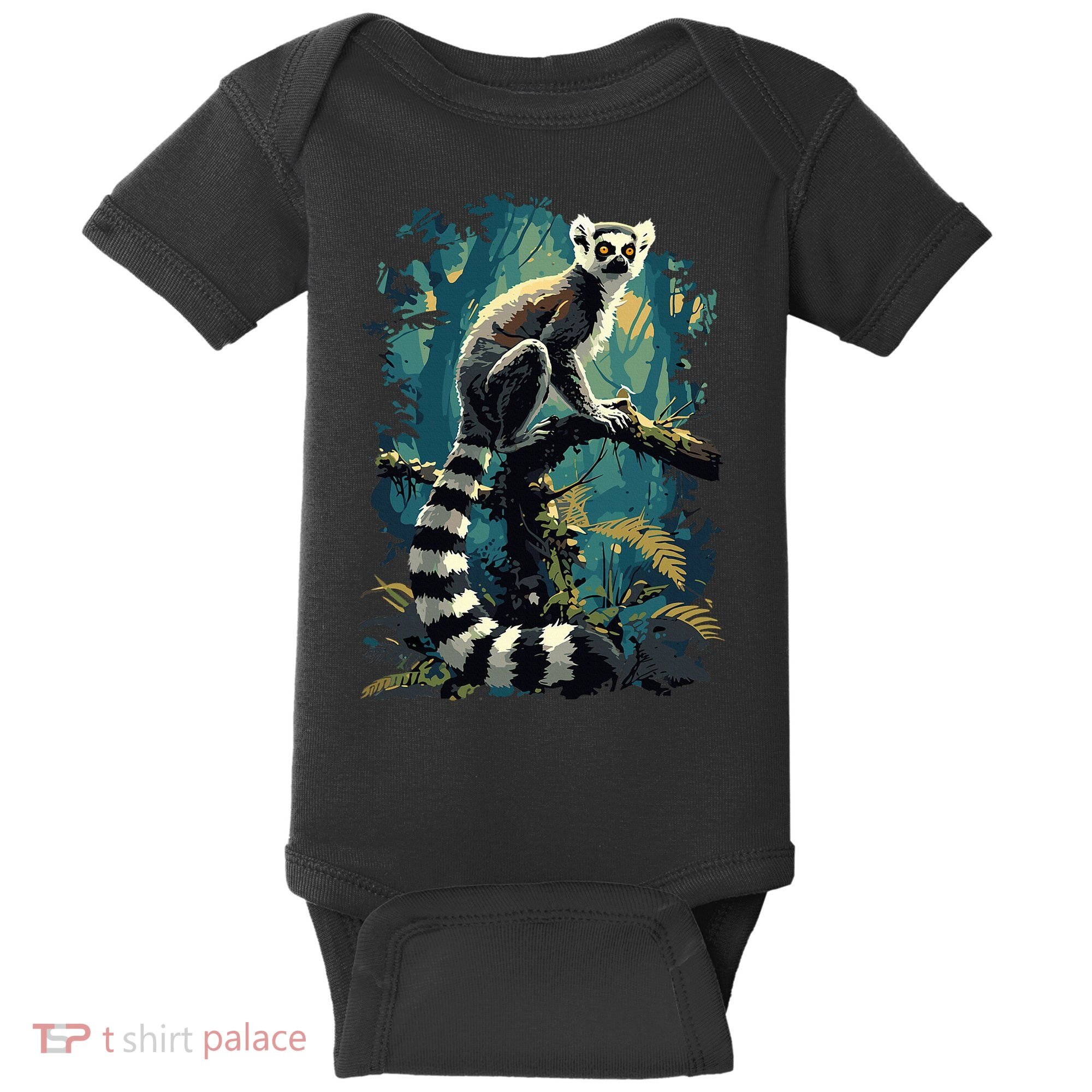 Lemurs Lemur Baby Bodysuit
