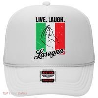 Live Laugh Lasagna Funny Italian Lasagna Lover Hat thumb 0
